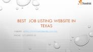 Best Job Listing Website In Texas