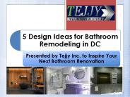 5 Design Ideas for Bathroom Remodeling in DC