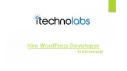 Hire WordPress Developer – iTechnoLabs