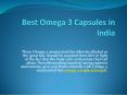 Best Omega 3 Supplements India PowerPoint PPT Presentation