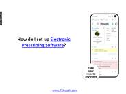 How do I set up Electronic Prescribing Software?