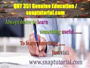 QNT 351 Greate Future / snaptutorial.com