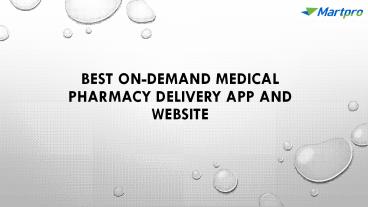 Medical Pharmacy | Online Medicine Delivery App Development