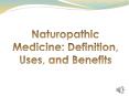 Naturopathic Medicine Definition Uses and Benefits PowerPoint PPT Presentation