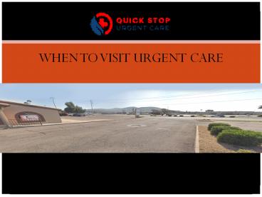When to visit Urgent Care (1)