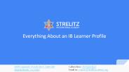 Everything about an IB Learner Profile