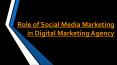 Role of Social Media Marketing Chennai PowerPoint PPT Presentation