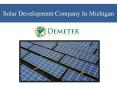 Solar Development Company In Michigan PowerPoint PPT Presentation