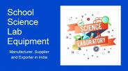 School Science Lab Instruments in India