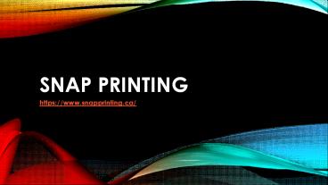 Top Digital Printing Services In Kelowna