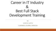 IT Trends & Best Full Stack Development Course