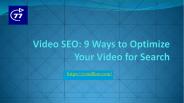 Video SEO: 9 Ways to Optimize Your Video for Search