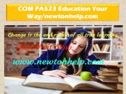COM PA523 Education Your Way/newtonhelp.com