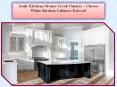 Azule Kitchens Stoney Creek Ontario – Choose White Kitchen Cabinets Forever! PowerPoint PPT Presentation
