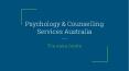 Counselling Services | Psychological Services | The Anna Centre PowerPoint PPT Presentation
