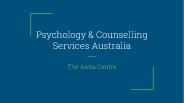 Counselling Services | Psychological Services | The Anna Centre