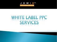 White label PPC Services