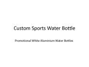 Custom Sports Water Bottle