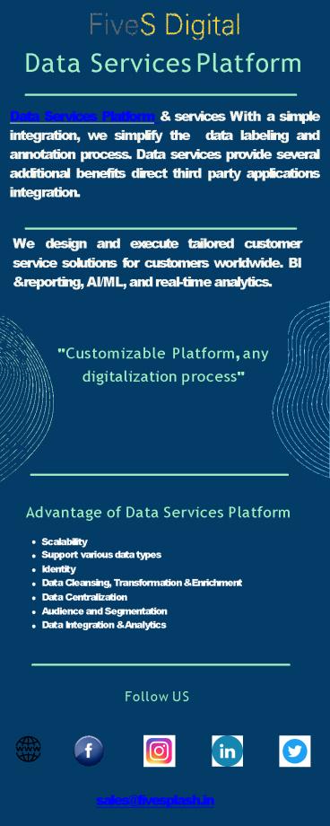 Data Services Platform - FiveSdigital