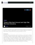 Tobacco Merchant Account and High-Risk Merchant Solutions PowerPoint PPT Presentation