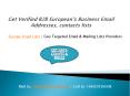 Europe Email Address Database PowerPoint PPT Presentation