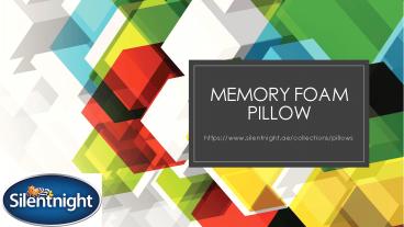Memory Foam pillow UAE