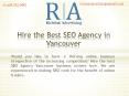 Hire the Best SEO Agency in Vancouver PowerPoint PPT Presentation
