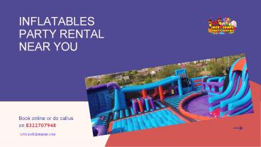 Best Inflatable Water Slide Near You