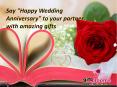 Say "Happy Wedding Anniversary" to your partner with amazing gifts PowerPoint PPT Presentation