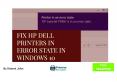 Dell Printer in error state - (Quick Solution 2021) PowerPoint PPT Presentation