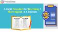 A Right Procedure for Inscribing A Short Report In A Business PowerPoint PPT Presentation