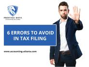 6 Errors To Avoid in Tax Filing