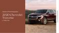 Features of the Distinguished 2020 Chevrolet Traverse LT Cloth Trim PowerPoint PPT Presentation