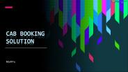 Cab Booking Mobile APP Solution