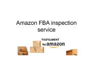 Amazon FBA inspection service