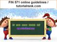 FIN 571 online guidelines / tutorialrank.com PowerPoint PPT Presentation