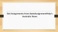 Get Assignments from GotoAssignmentHelp's Australia Team PowerPoint PPT Presentation