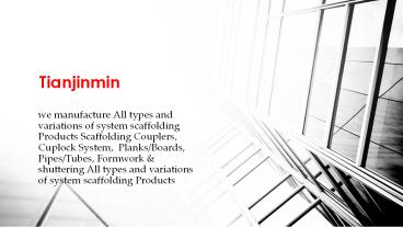 scaffolding products