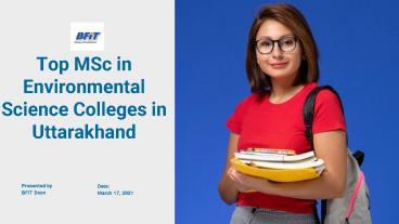 Top MSc in Environmental Science Colleges in Uttarakhand