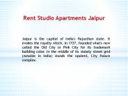 Rent Studio Apartments Jaipur