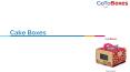 Cake Box PowerPoint PPT Presentation