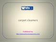 carpet cleaners PowerPoint PPT Presentation