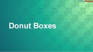 Donut Boxes Wholesale