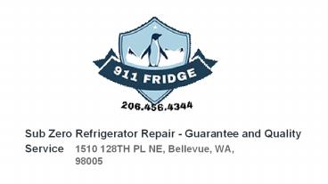 Affordable Sub Zero Refrigerator Repair - Guarantee and Quality Service