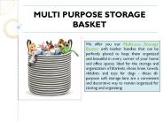 MULTI PURPOSE STORAGE BASKET