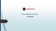 Pay Per Click Advertising- PPC Company in Delhi- Piiwebtech