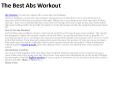 The Best Abs Workout PowerPoint PPT Presentation