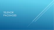 Telenor Packages