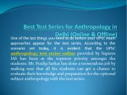 Anthropology test series online