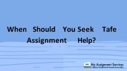 Tafe Assignment Help In Australia